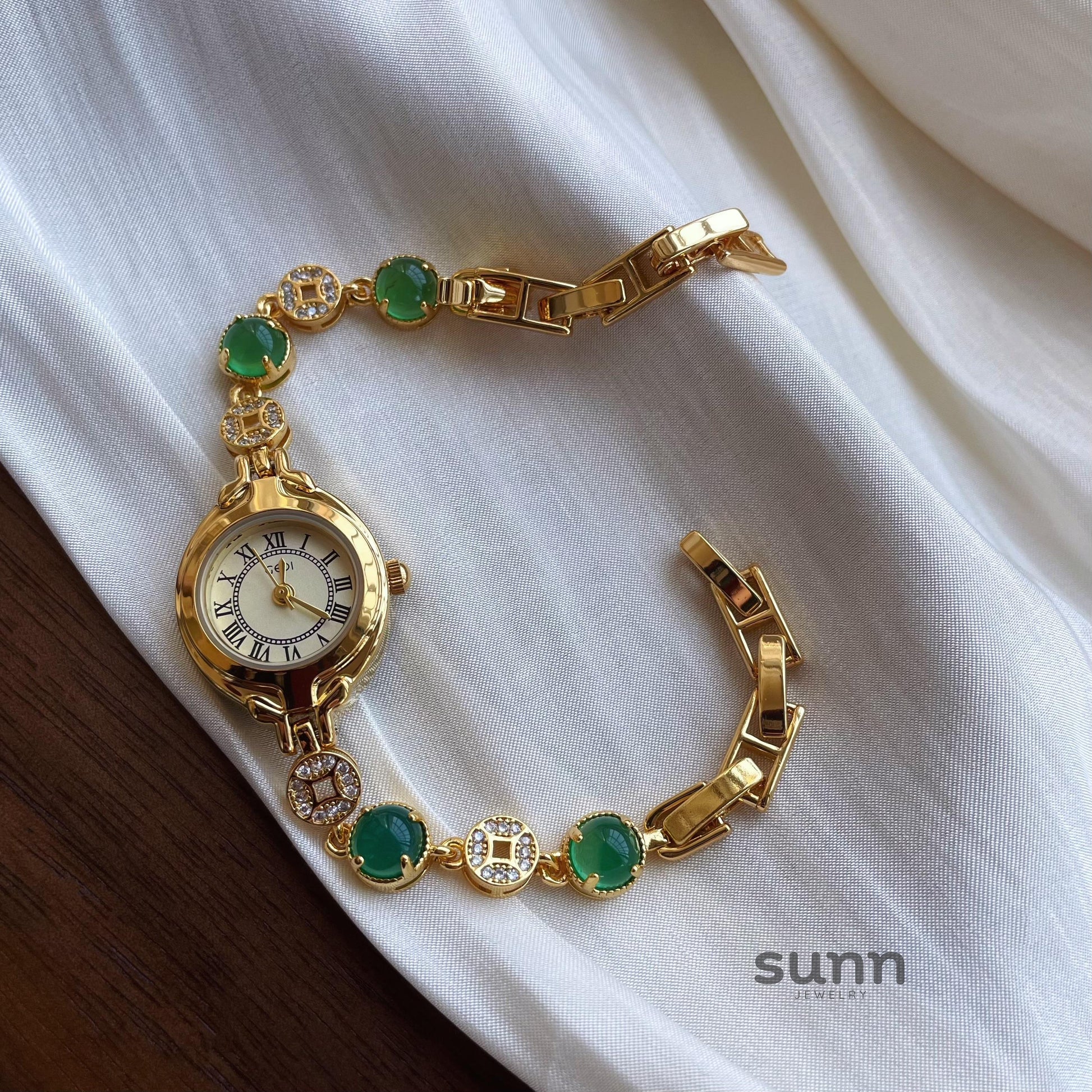 Jaeda Emerald Link Watch [MJP2JFEA]