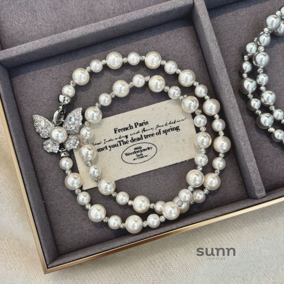 Jaela Butterfly Pearl Necklace [S7QTTVQV]