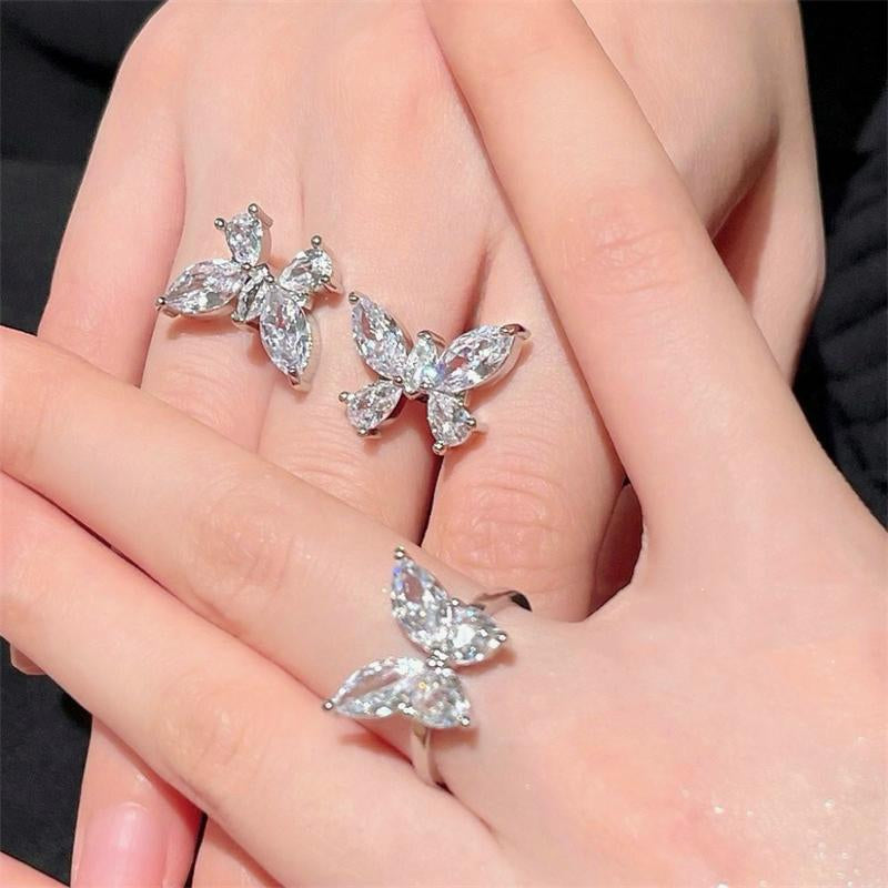 Jaelah Zircon Butterfly Jewelry [2OEUI8GY]