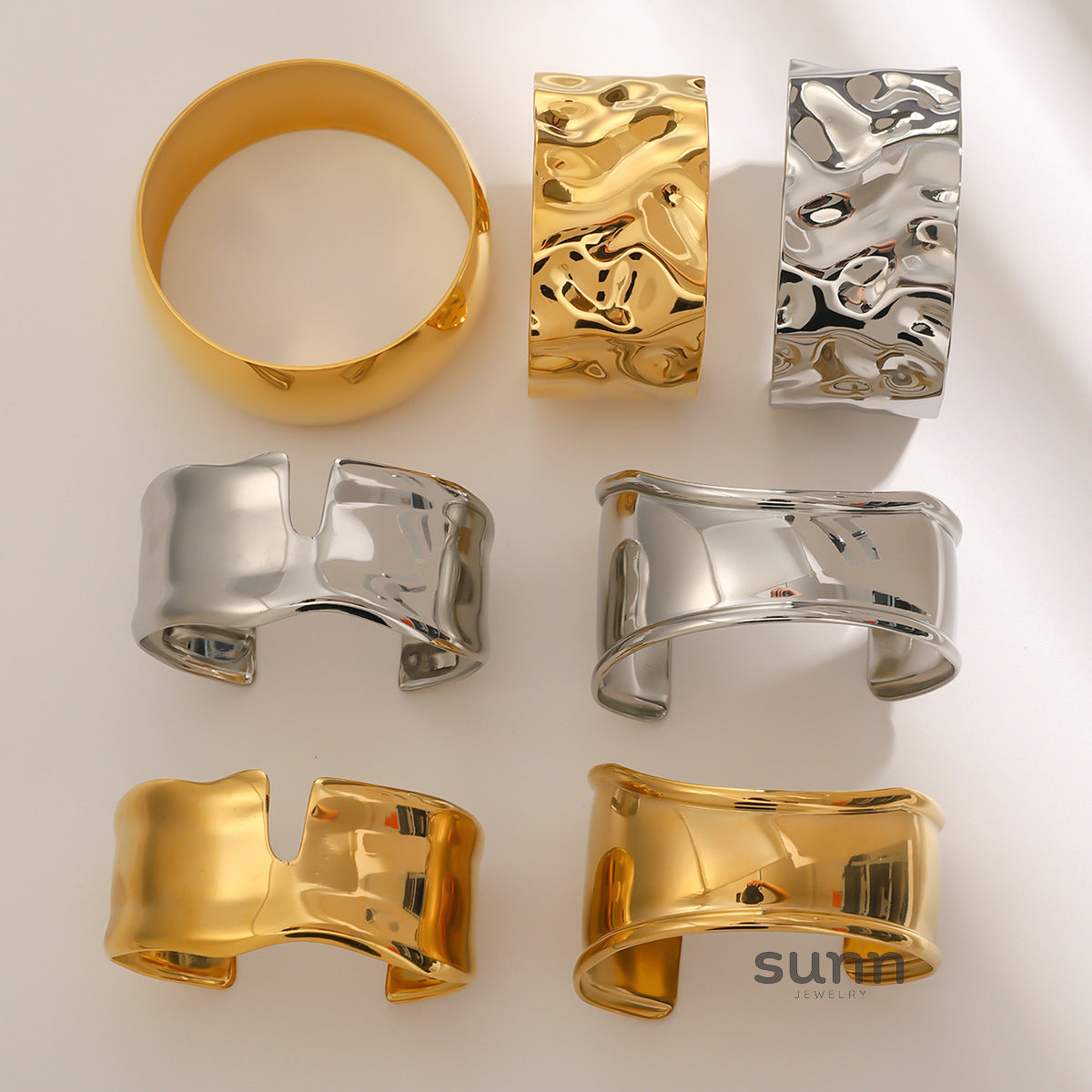 Jaelle Stainless Steel Bangle [AYZFGVXL]