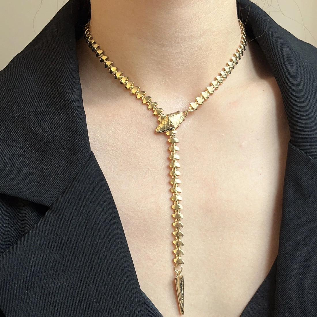 Jaidah Snake Choker Necklace