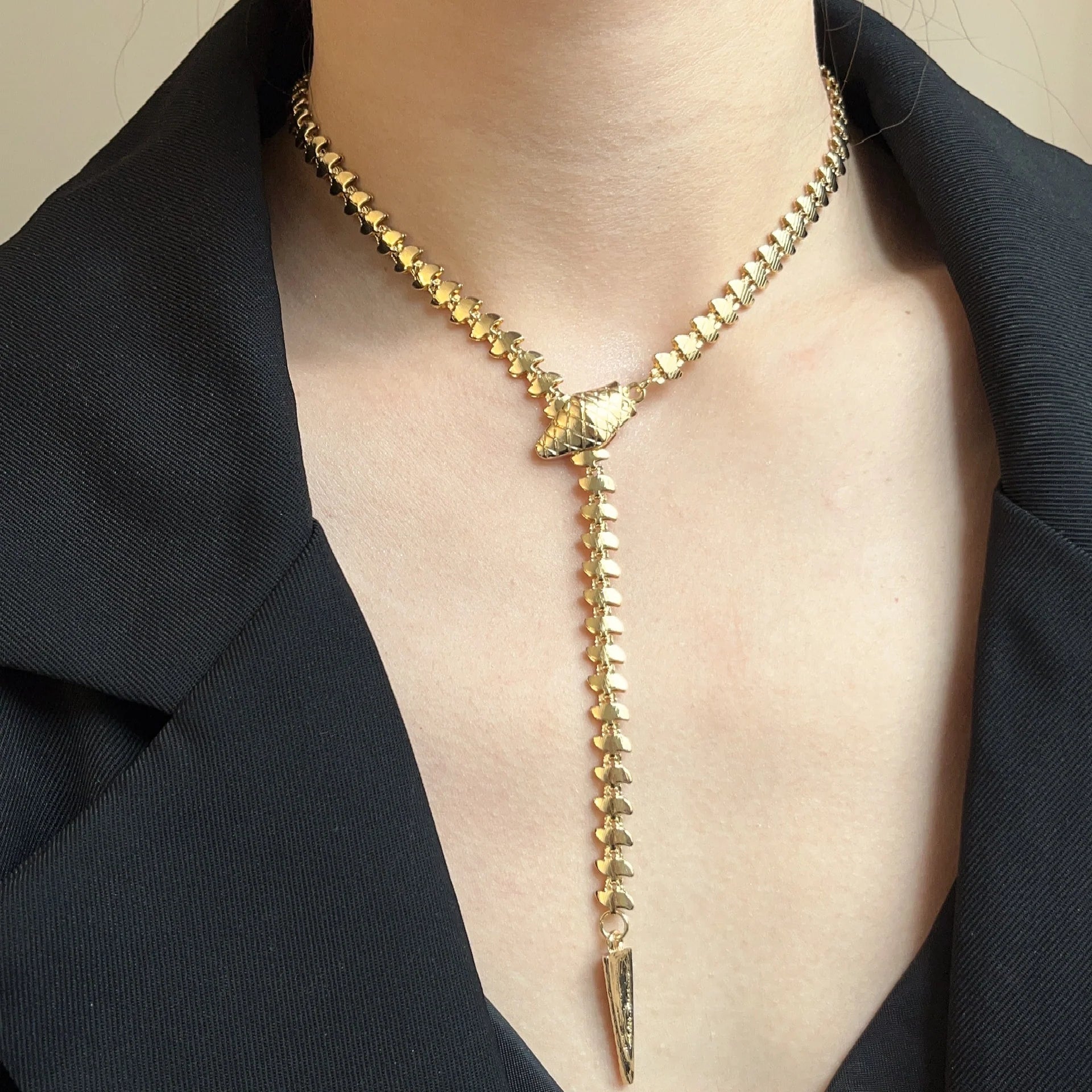 Jaidah Snake Choker Necklace