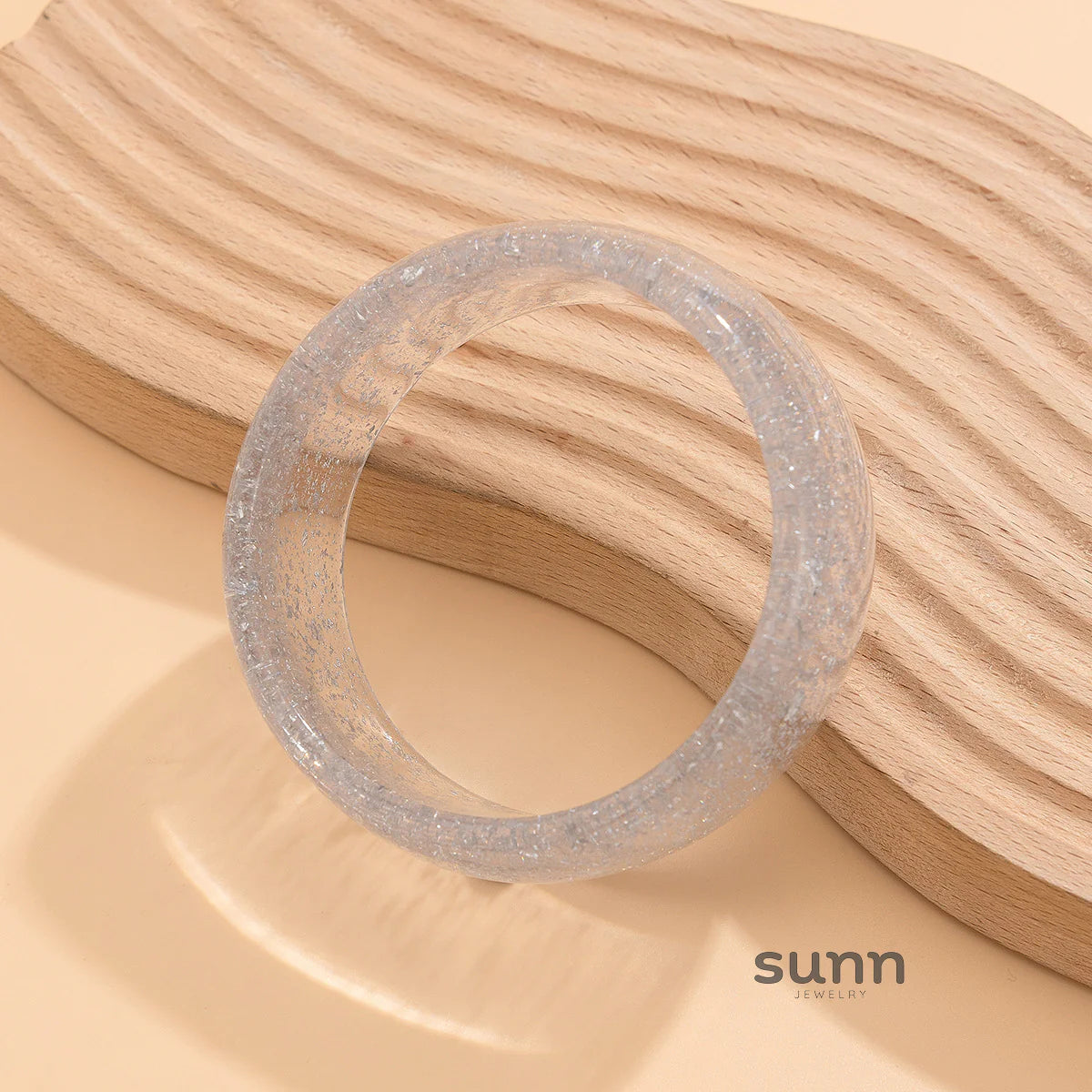 Jaidyn Swirl Acrylic Cuff Bracelet