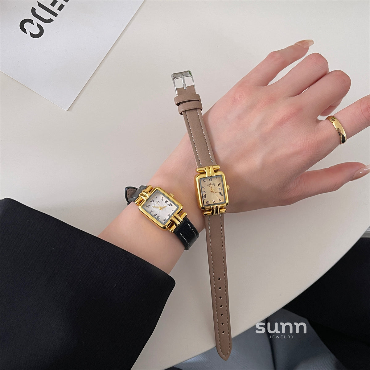 Jailyn Petite Square Watch [L2G7OHLA]