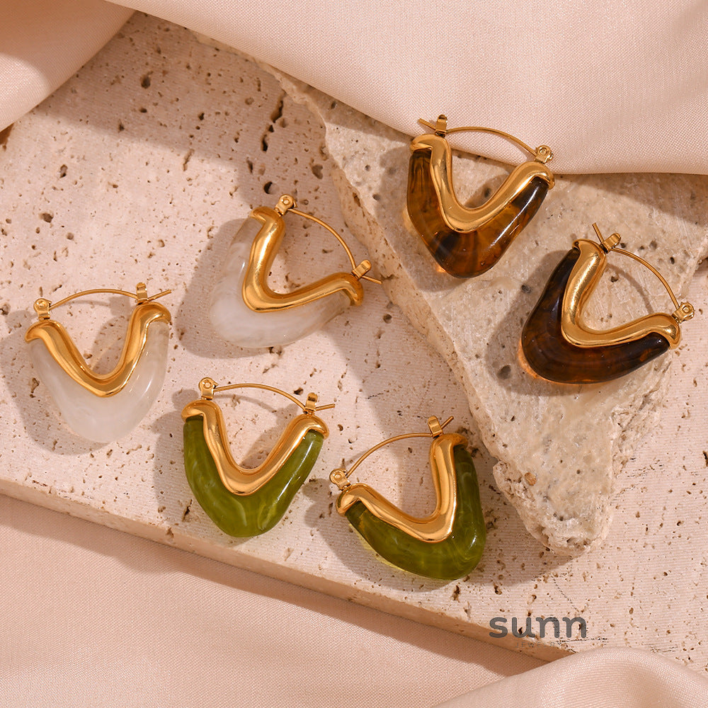 Jaimee Geometric Drop Earrings [H0GV5NQB]