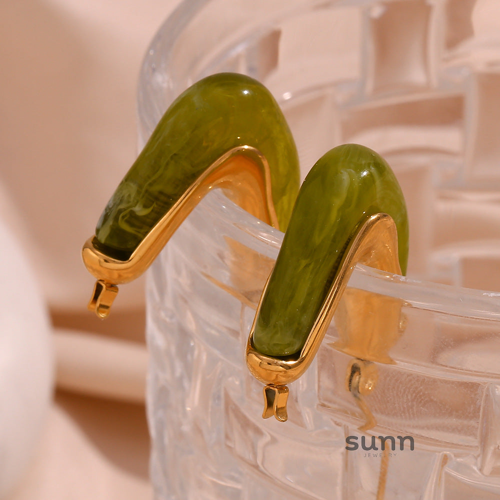 Jaimee Geometric Drop Earrings [XUV2C13Z]