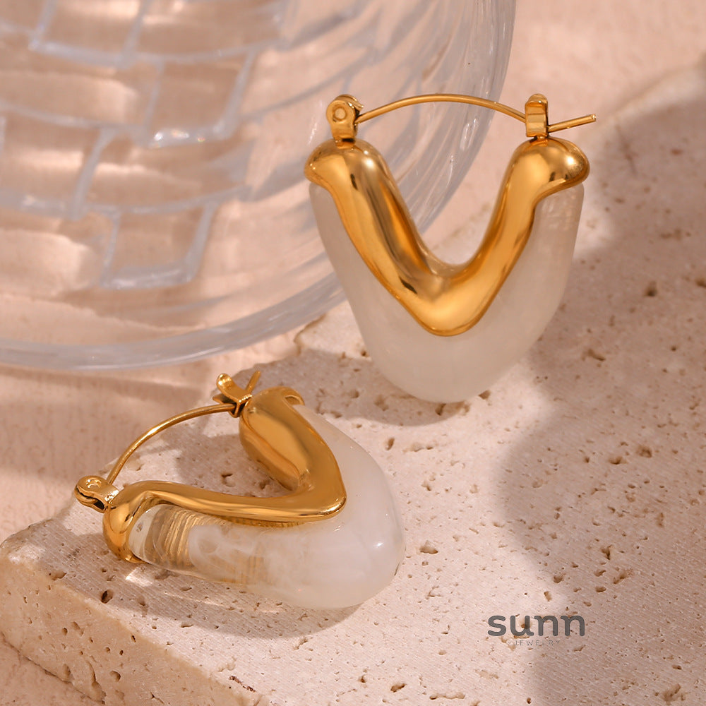 Jaimee Geometric Drop Earrings [WYF9NSP7]