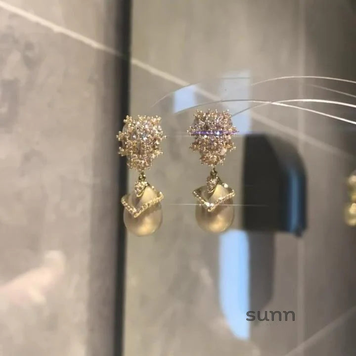 Jaleesa Celestial Pearl Star Studs