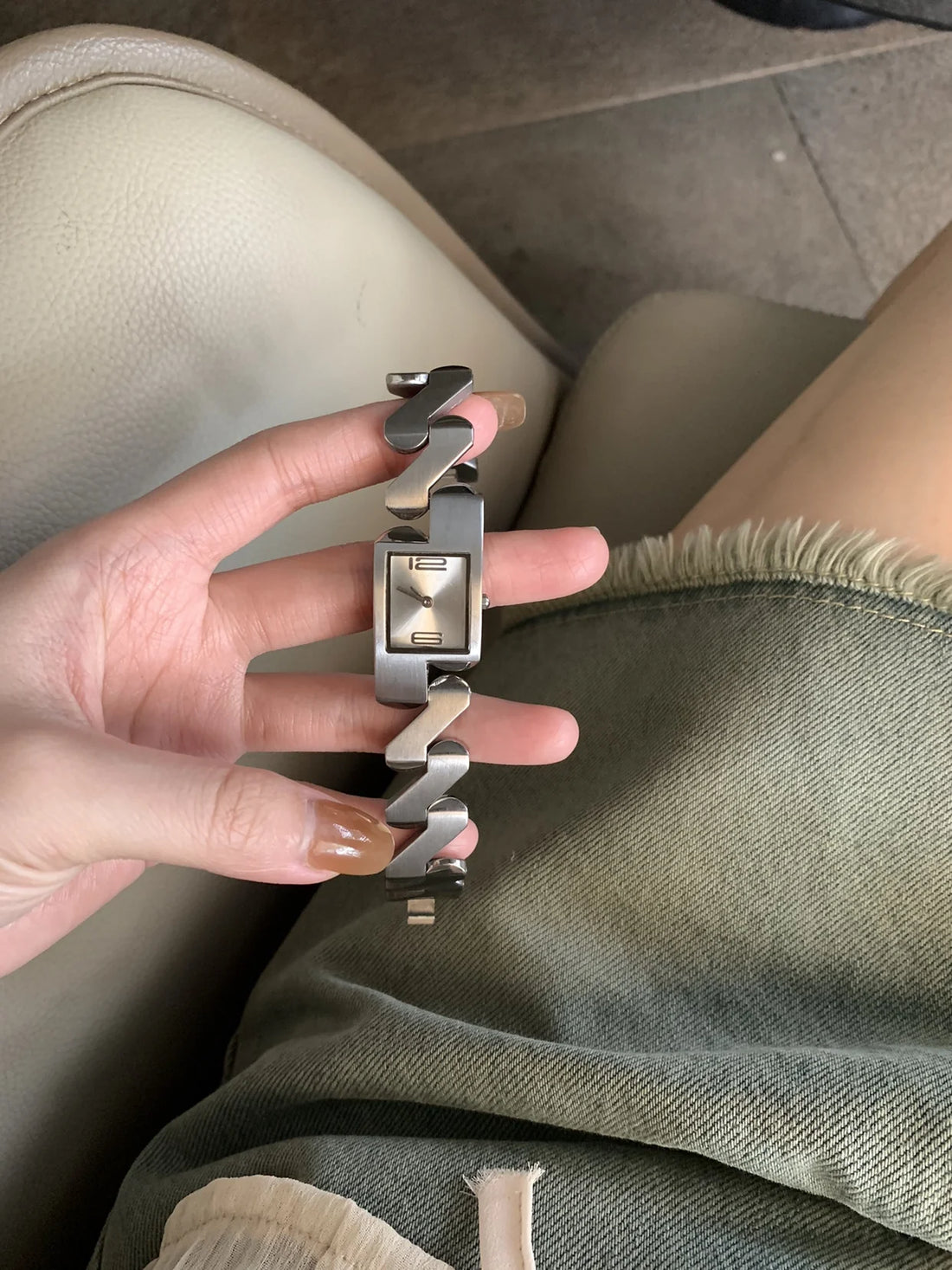 Jaleigh Vintage Silver Wrist Watch