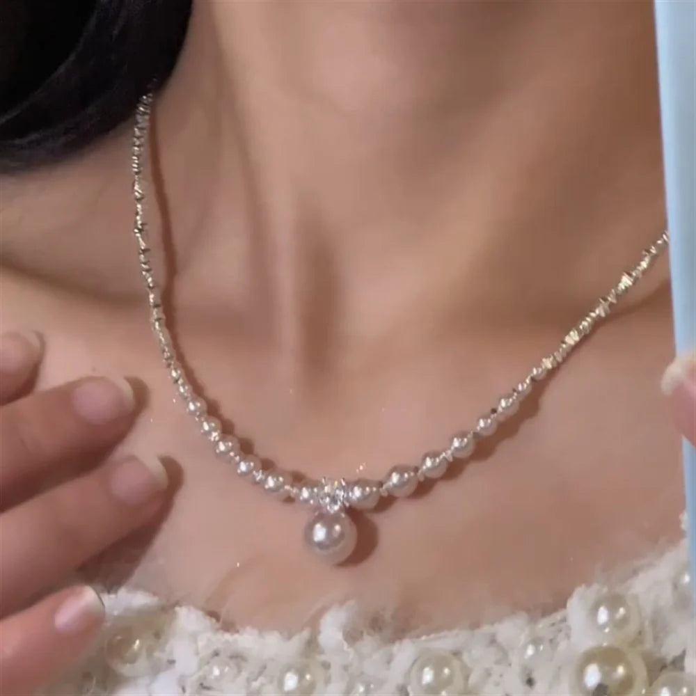 Jalena Delicate Pearl Necklace