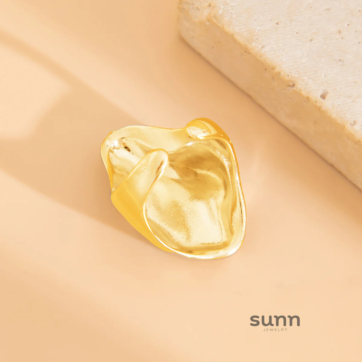 Jalia Sculptural Band Ring