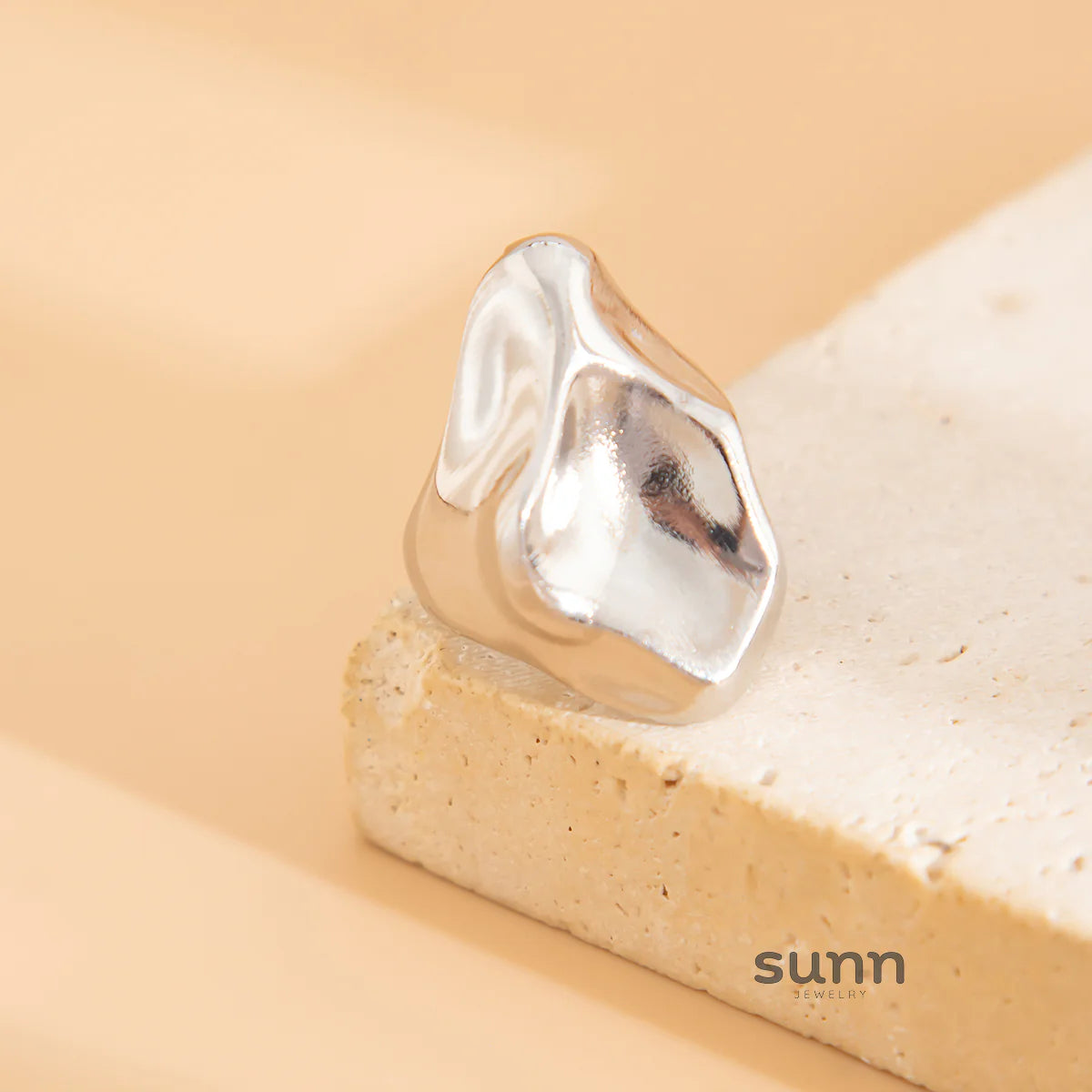 Jalia Sculptural Band Ring