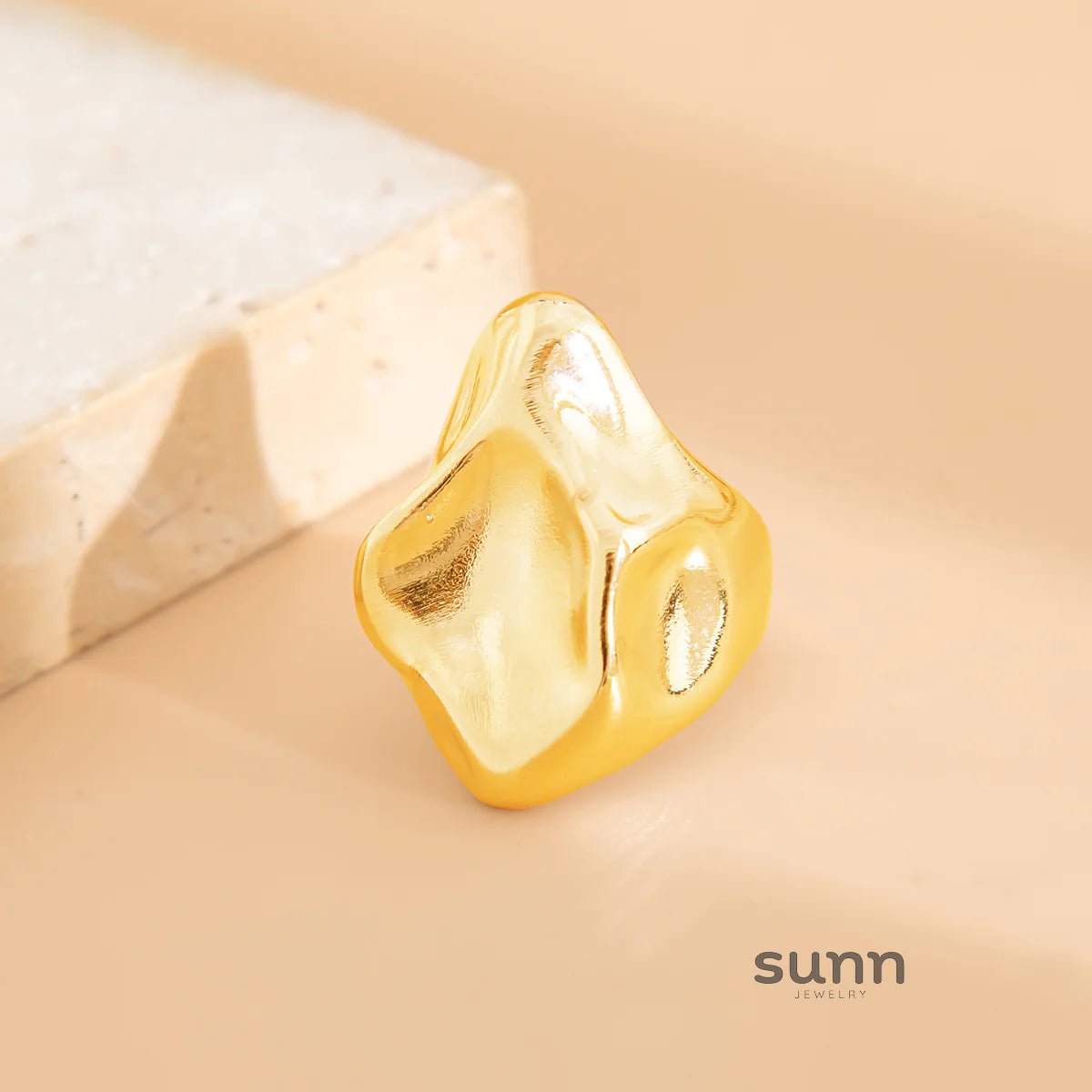 Jalia Sculptural Band Ring