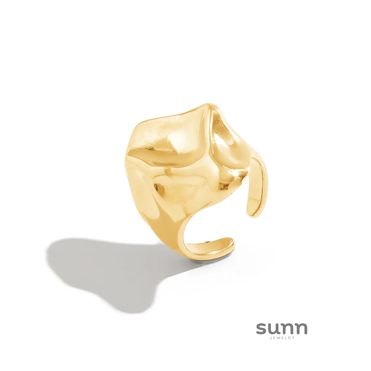 Jalia Sculptural Band Ring