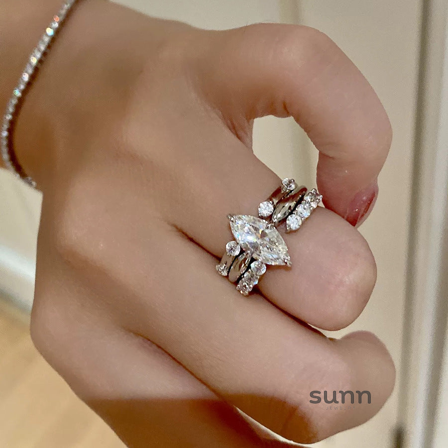 Jalissa Zircon Stackable Ring Set [N4LFBLWG]