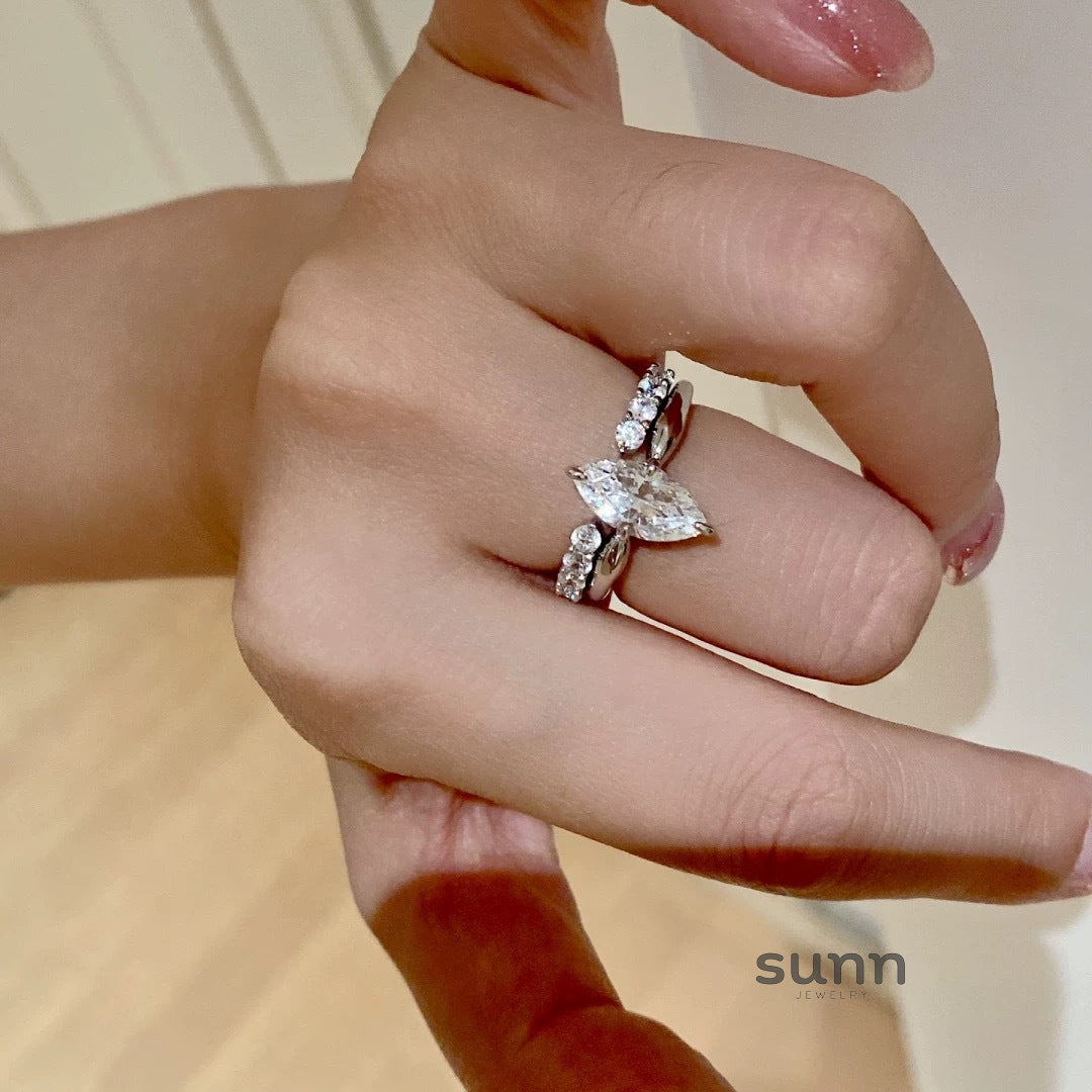Jalissa Zircon Stackable Ring Set [F4OEGMU5]