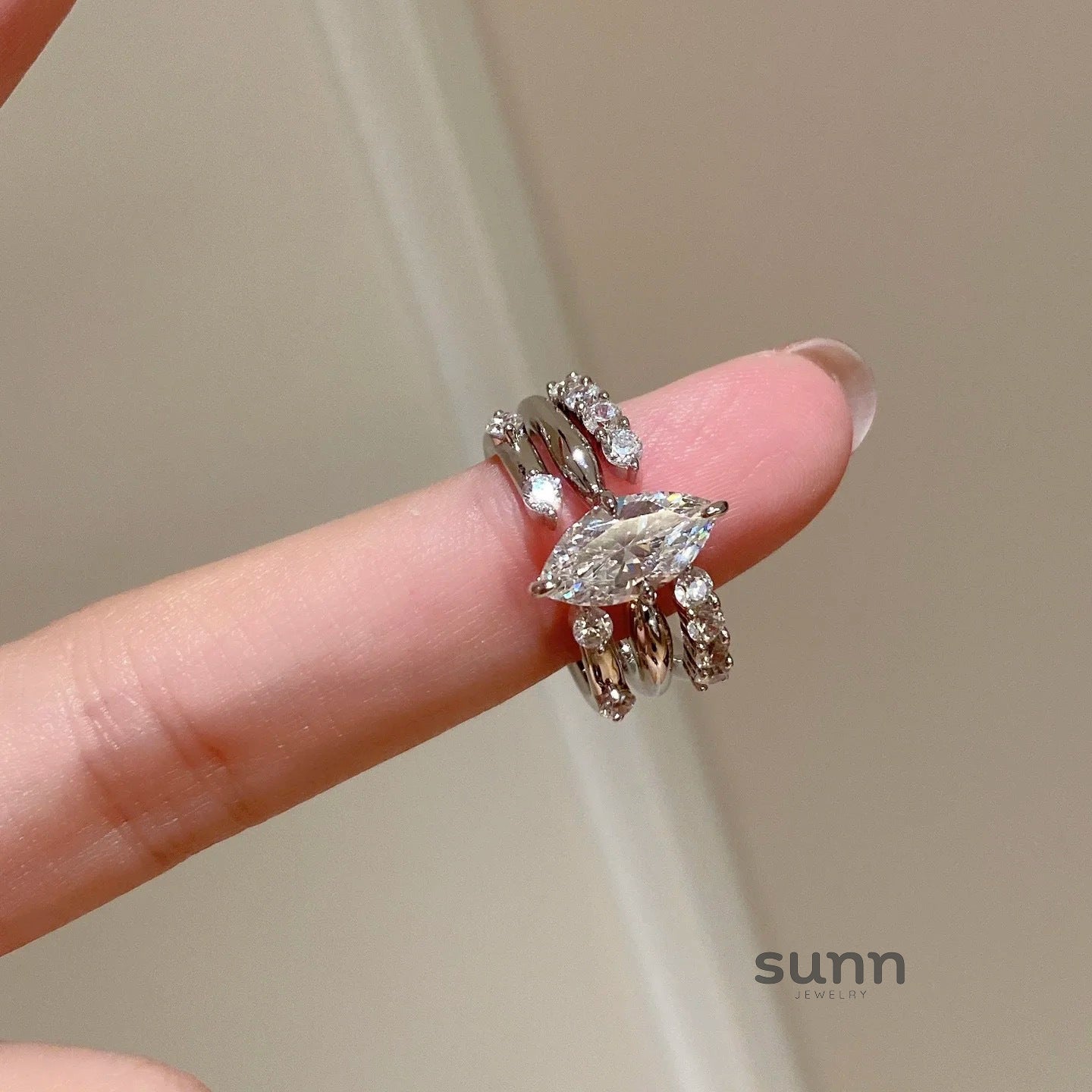 Jalissa Zircon Stackable Ring Set [QW5BUZKK]