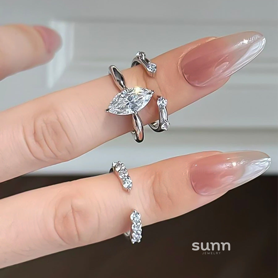 Jalissa Zircon Stackable Ring Set [HJBW257L]