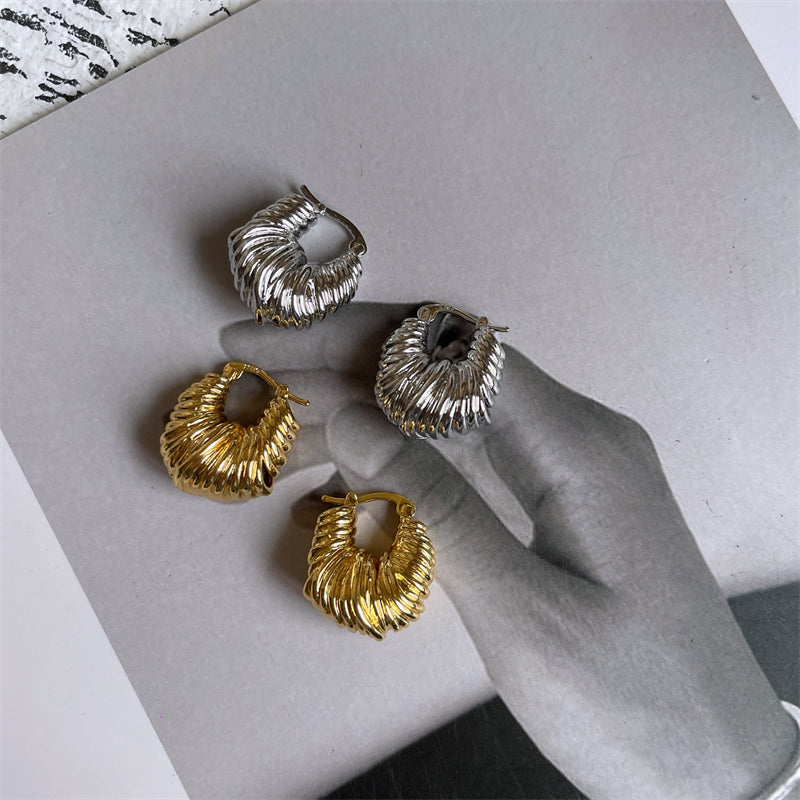 Jaliya Winding Horn Earrings [WL019MG5]