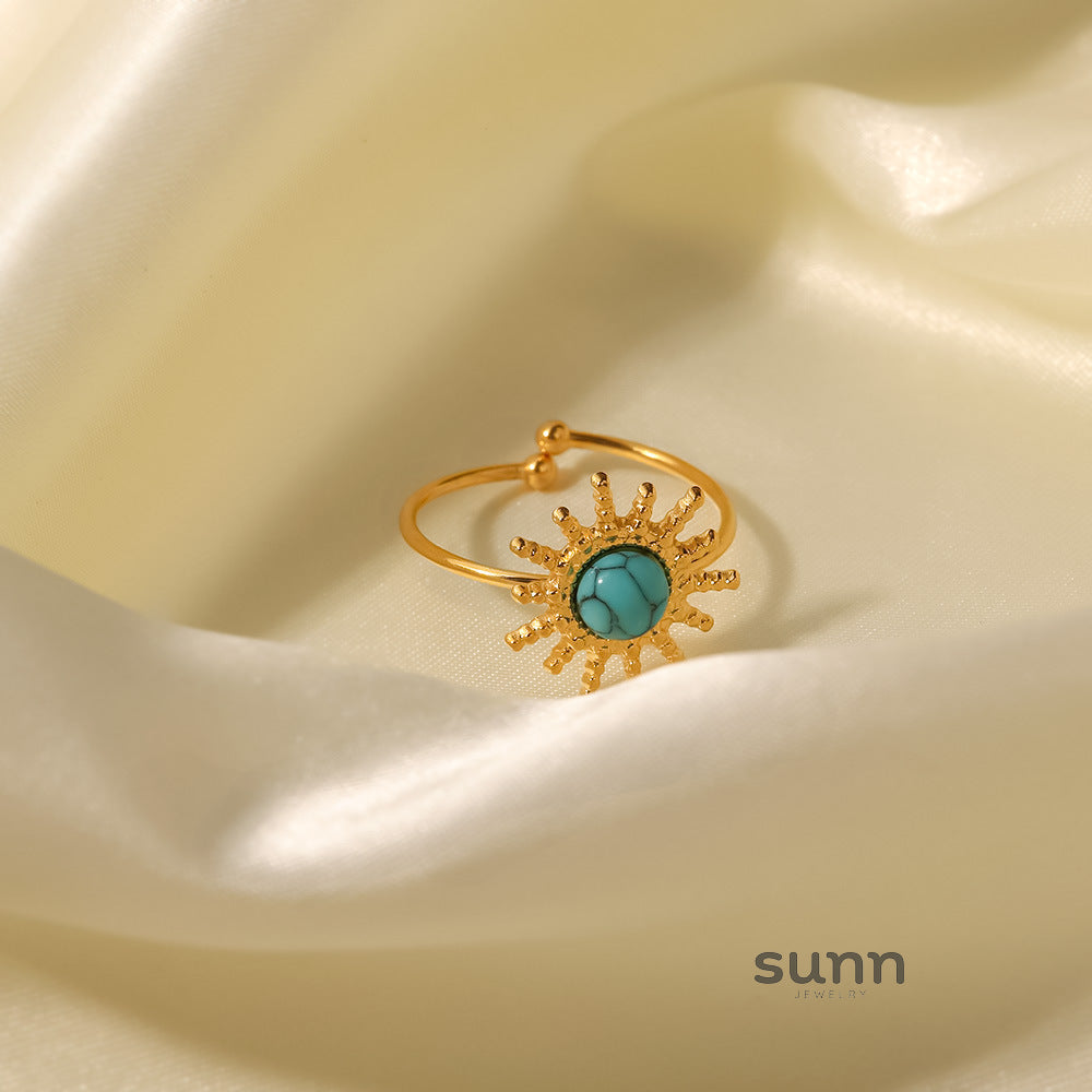 Jalyssa Sunbeam Turquoise Ring [XY9QHF0R]