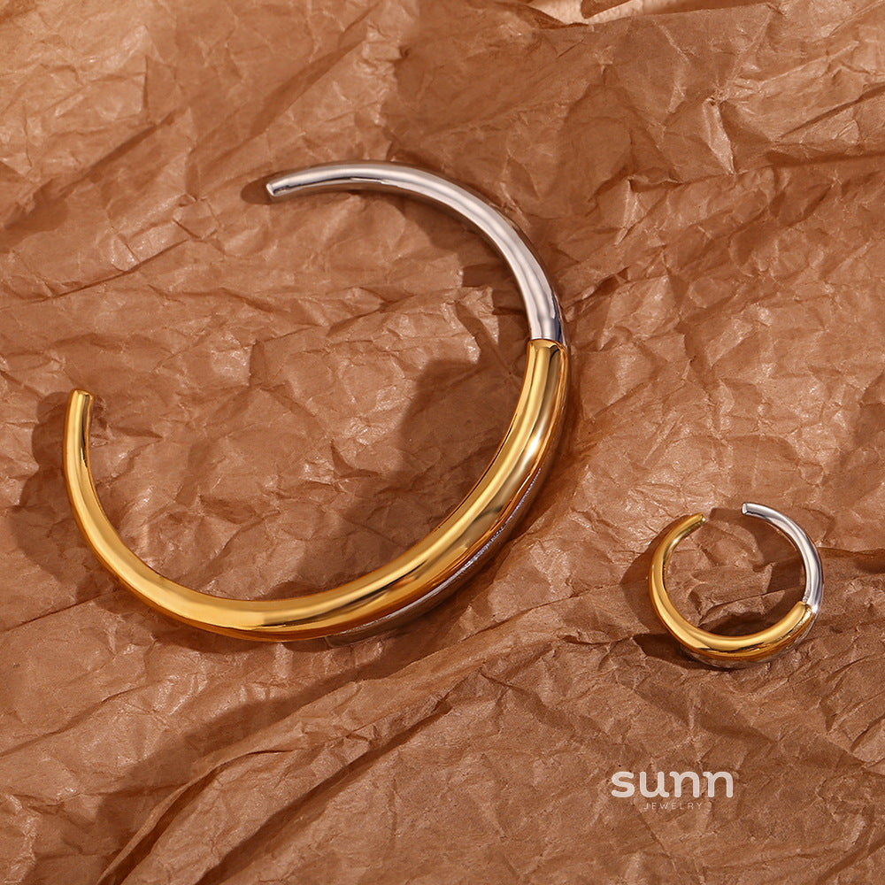 Jamia Two-Tone Intertwined Bracelet [QVY7Q6R8]