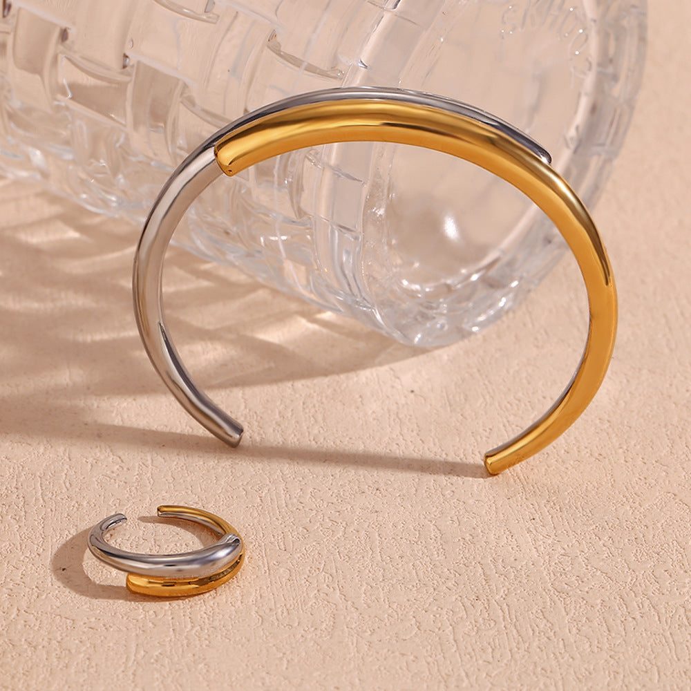 Jamia Two-Tone Intertwined Bracelet [QVY7Q6R8]