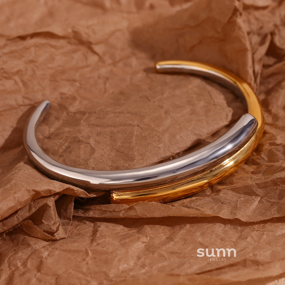 Jamia Two-Tone Intertwined Bracelet [8ZZ6MFEQ]
