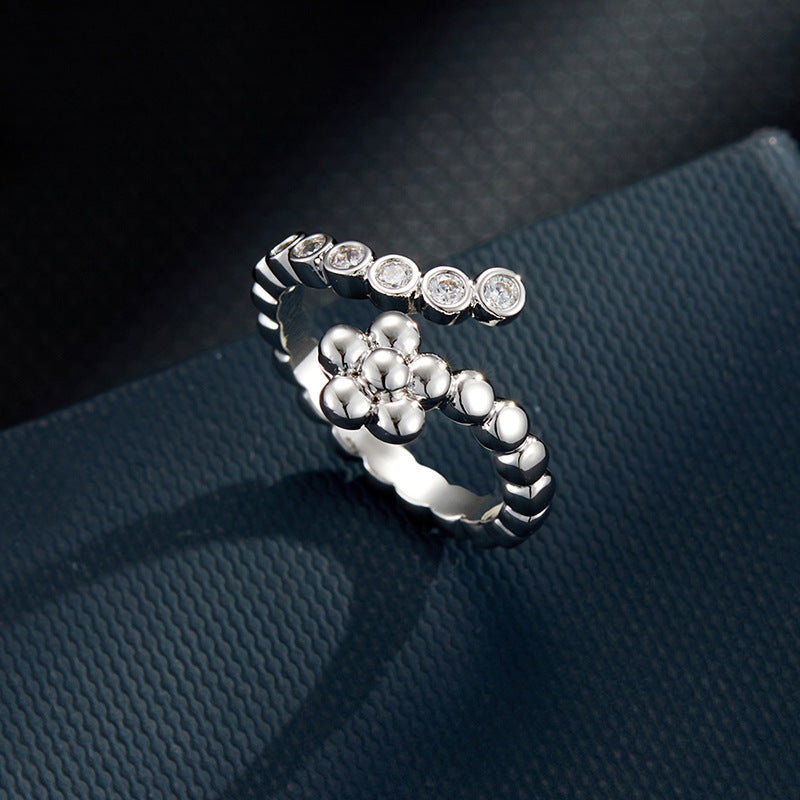 Jamiah Glossy Petal Ring [0APP64MD]