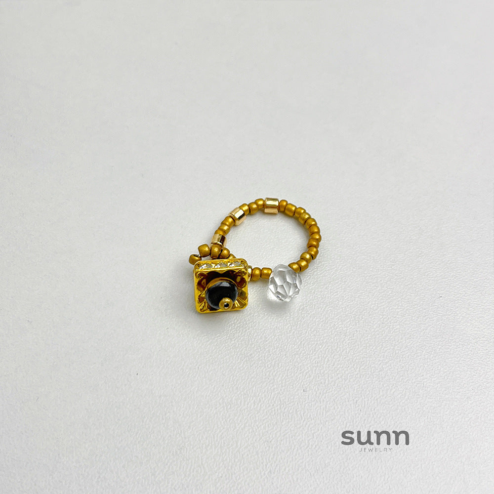 Jamileth Beaded Shell Ring [KLRTTOFY]