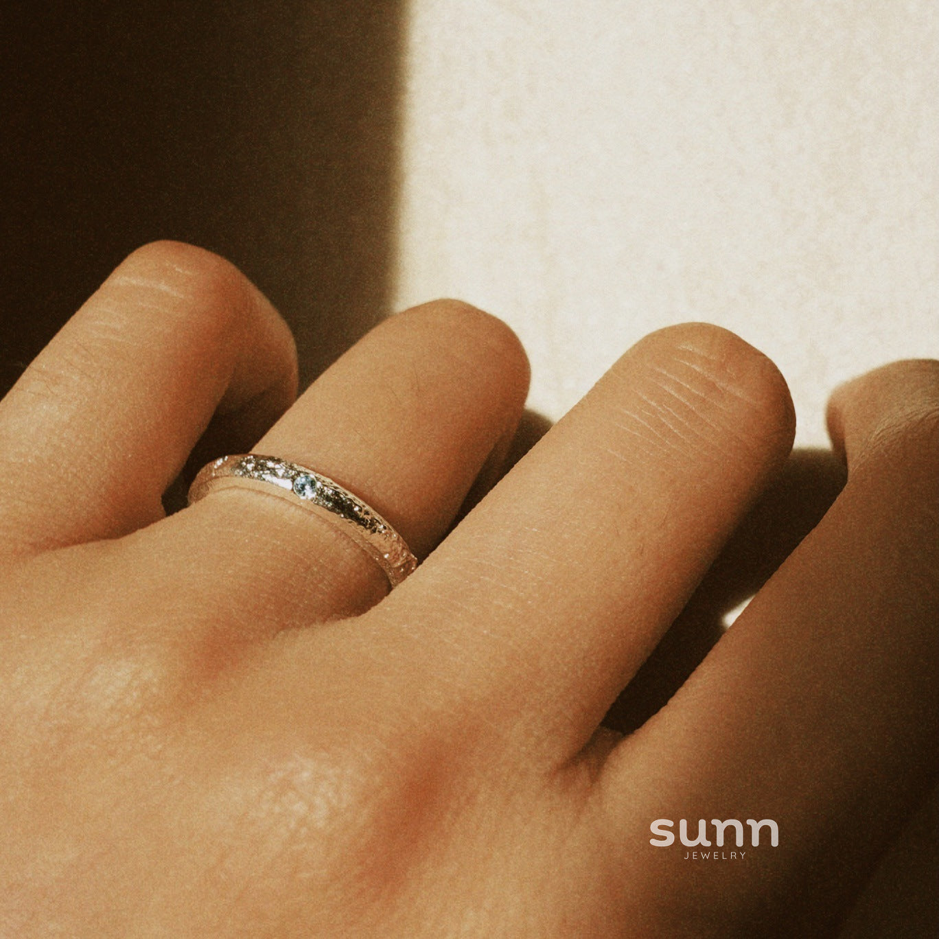Jamya Sterling Aquamarine Ring [61NCZYDZ]