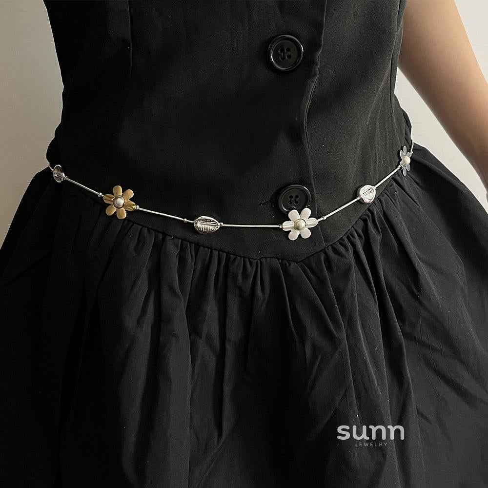 Jamyiah Floral Metal Chain [4Q0R8G2Y]