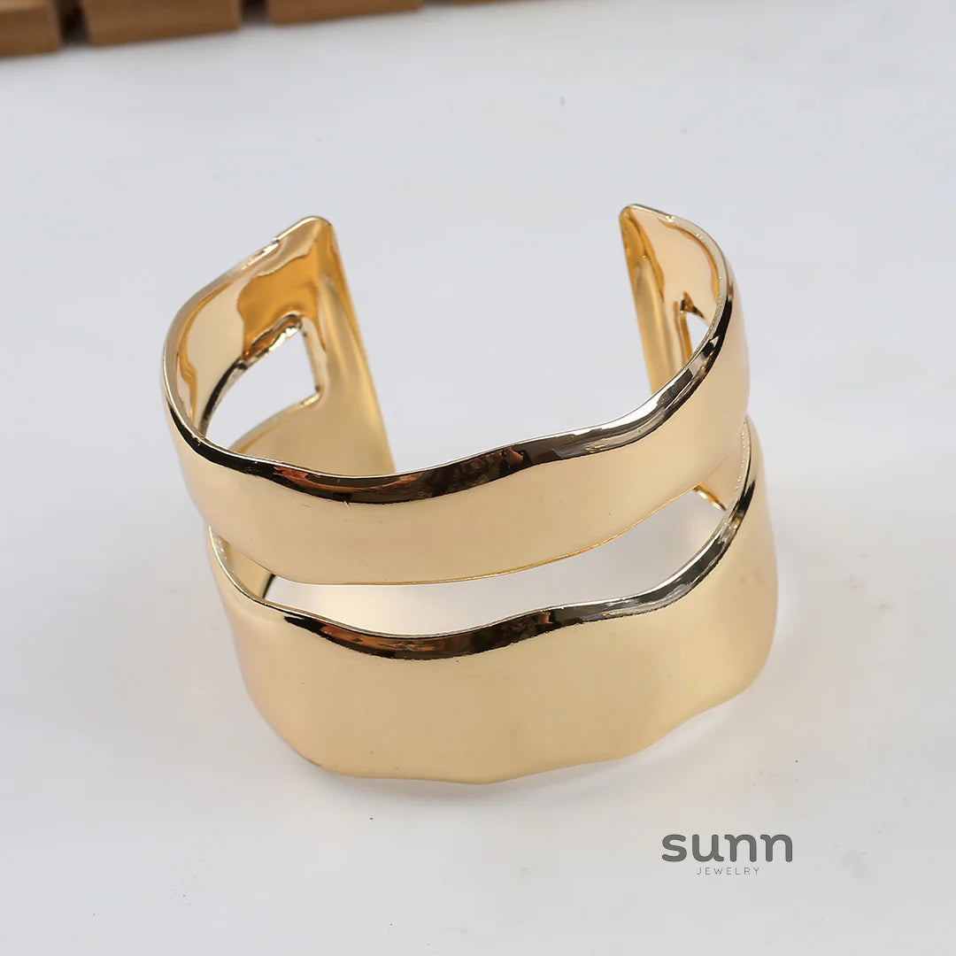 Janay Layered Wave Bracelets