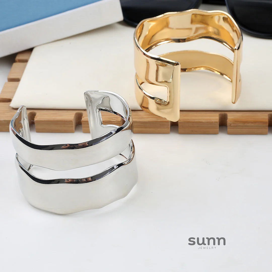 Janay Layered Wave Bracelets