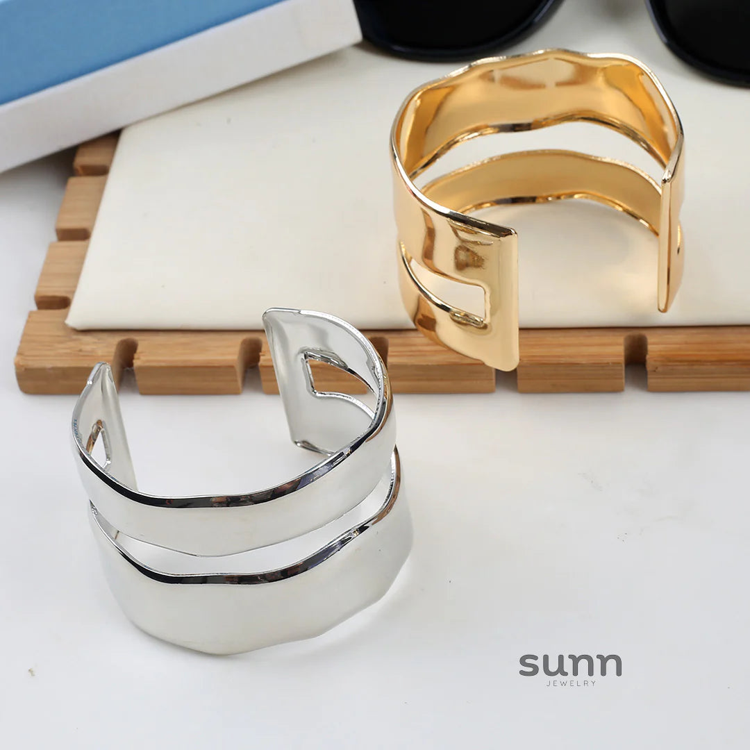 Janay Layered Wave Bracelets