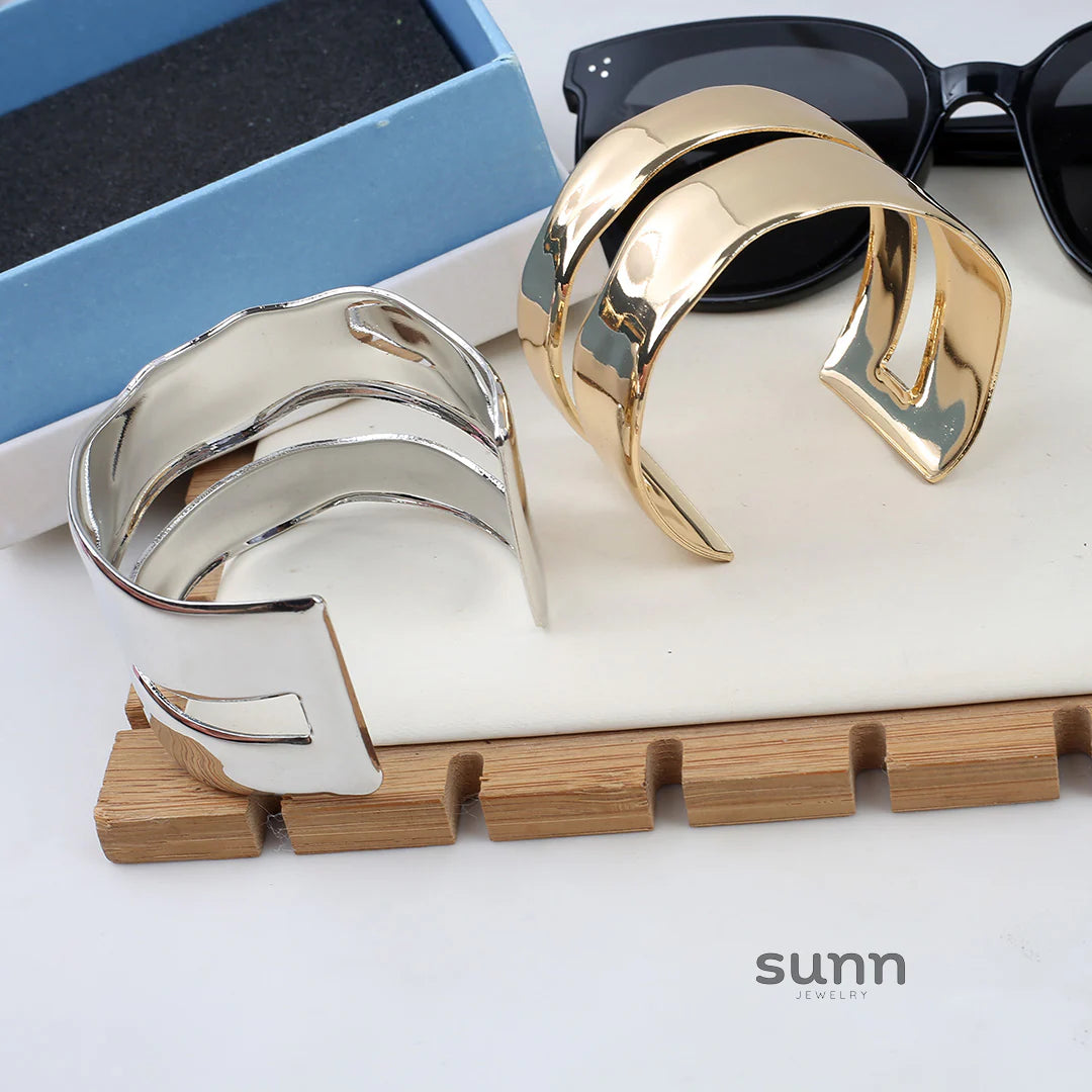Janay Layered Wave Bracelets