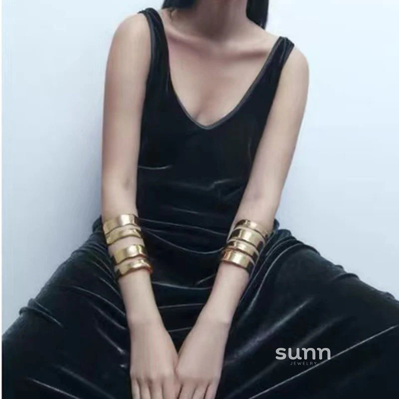 Janay Layered Wave Bracelets