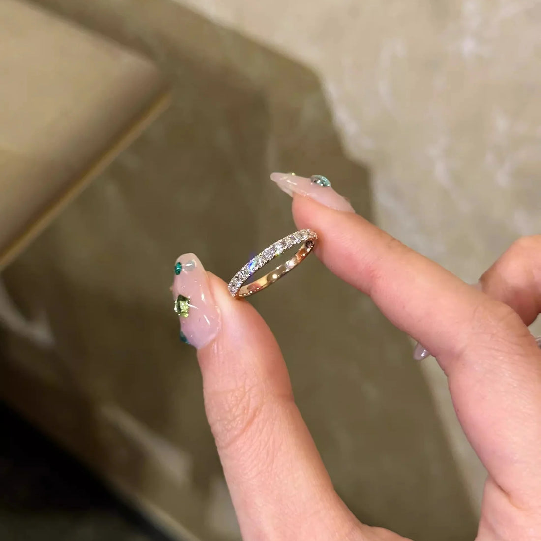 Janayah Pave Band Ring