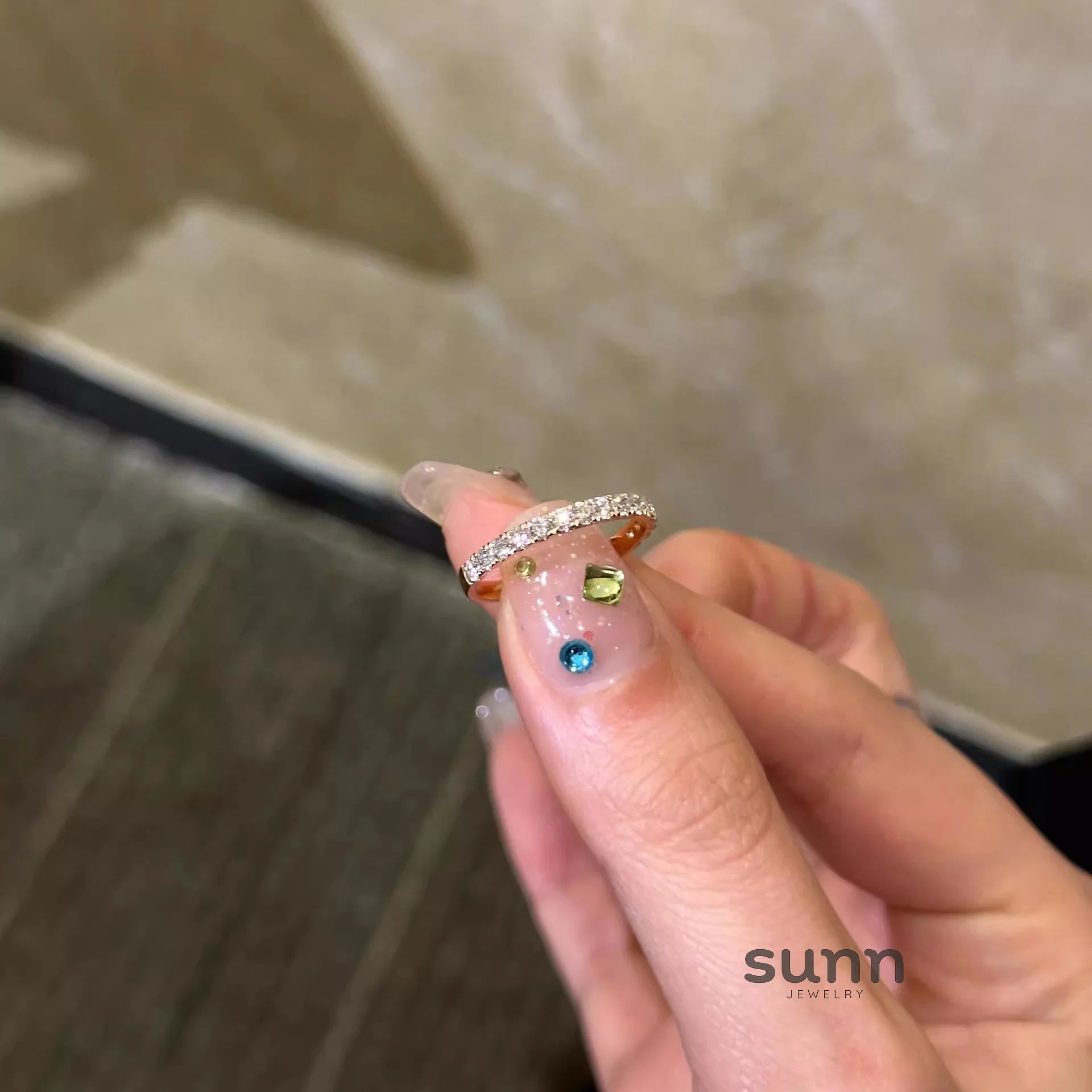 Janayah Pave Band Ring
