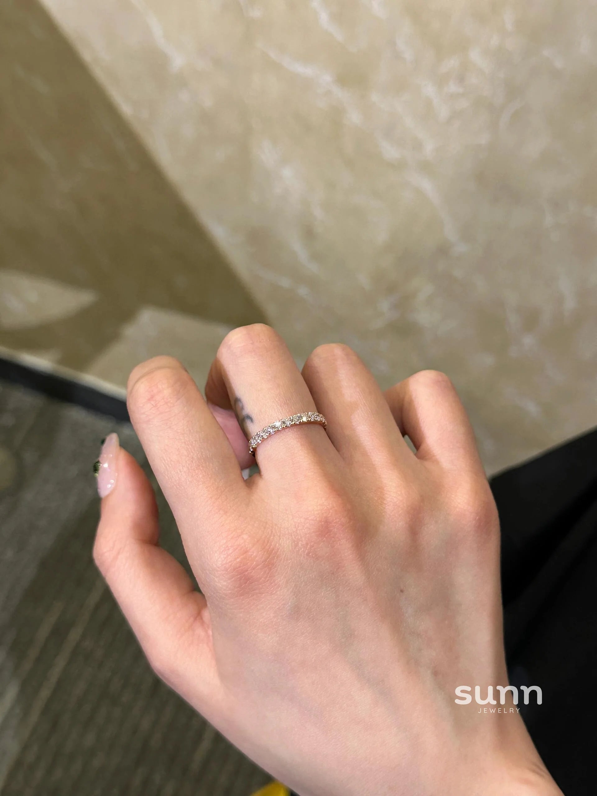Janayah Pave Band Ring