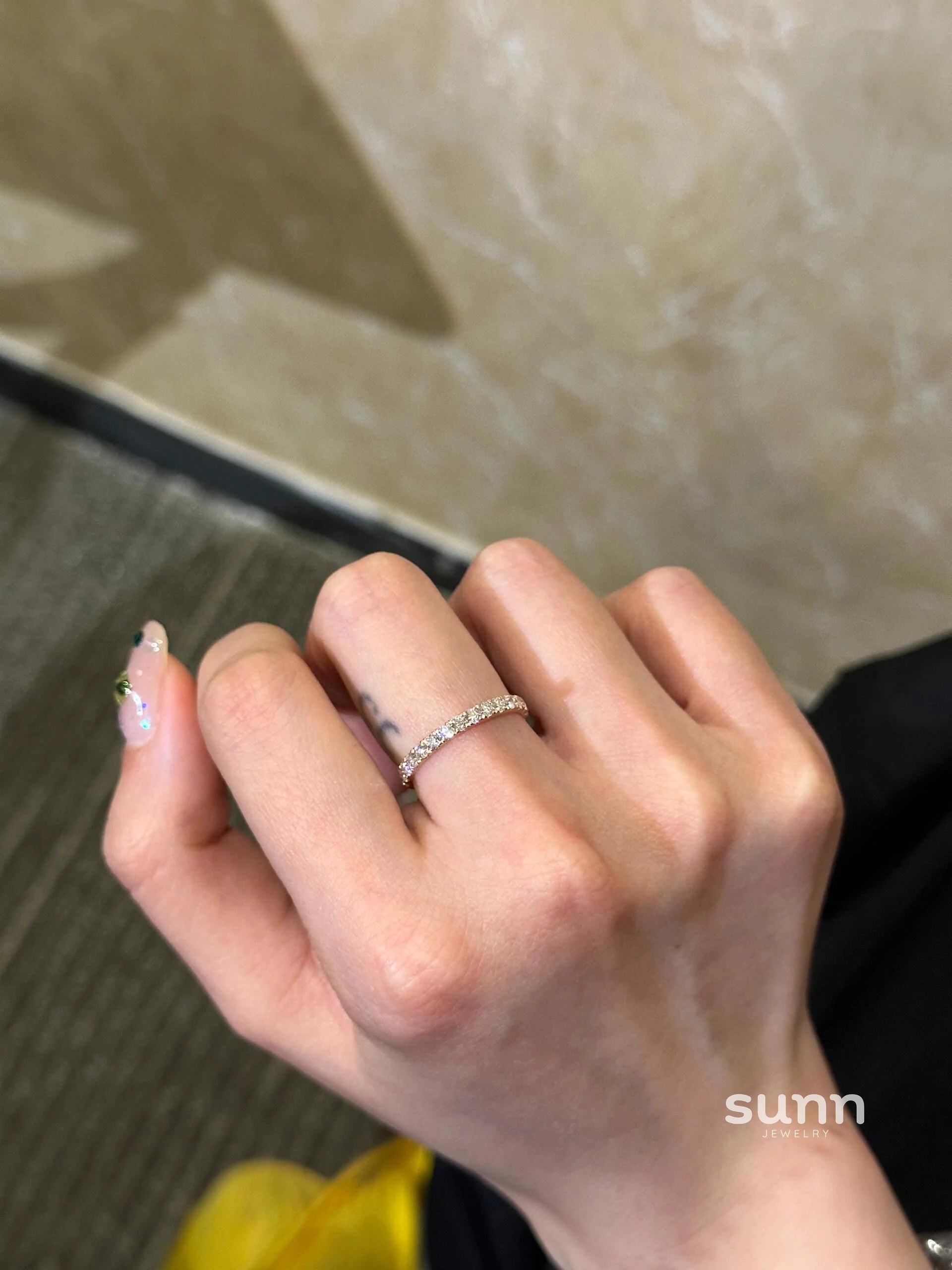 Janayah Pave Band Ring