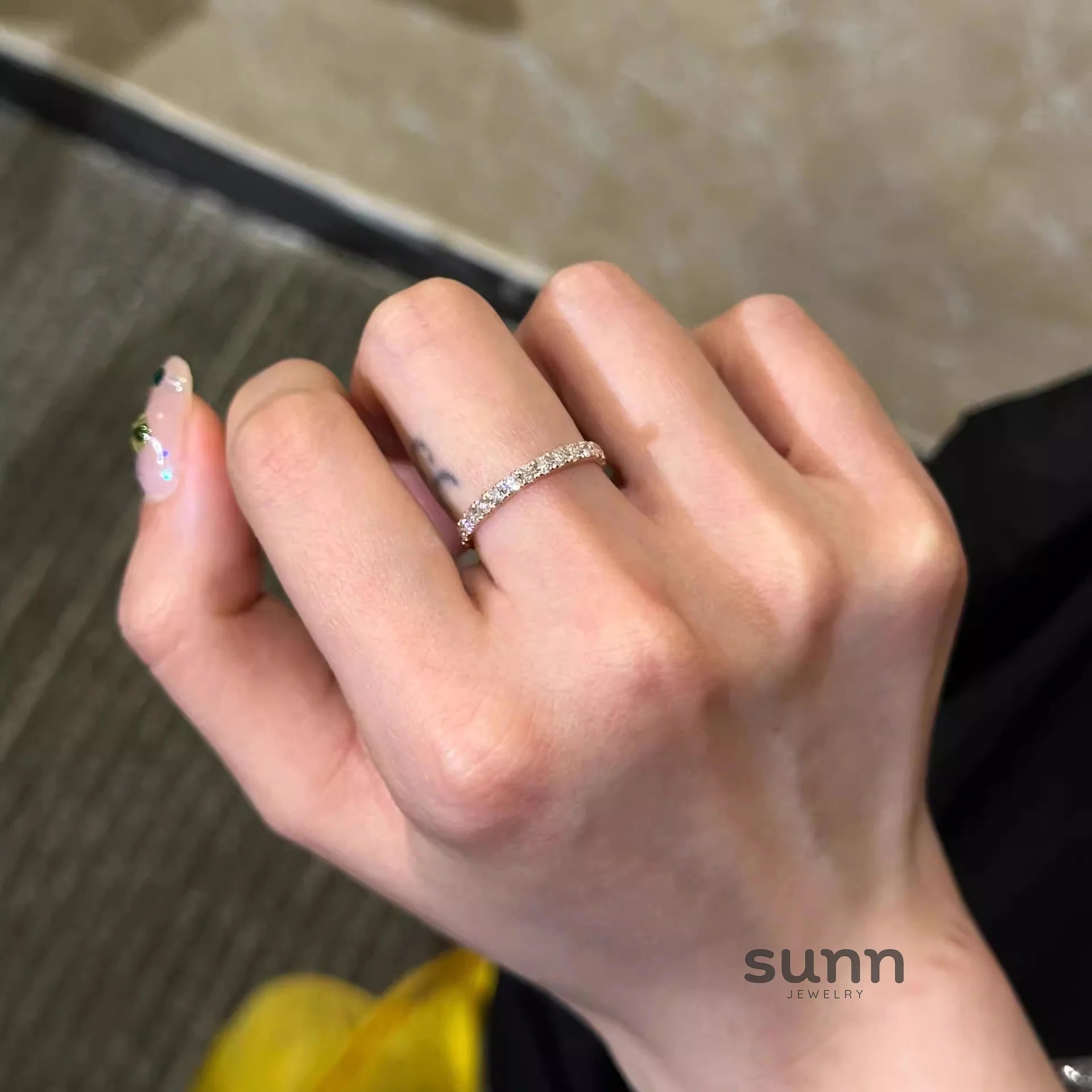 Janayah Pave Band Ring