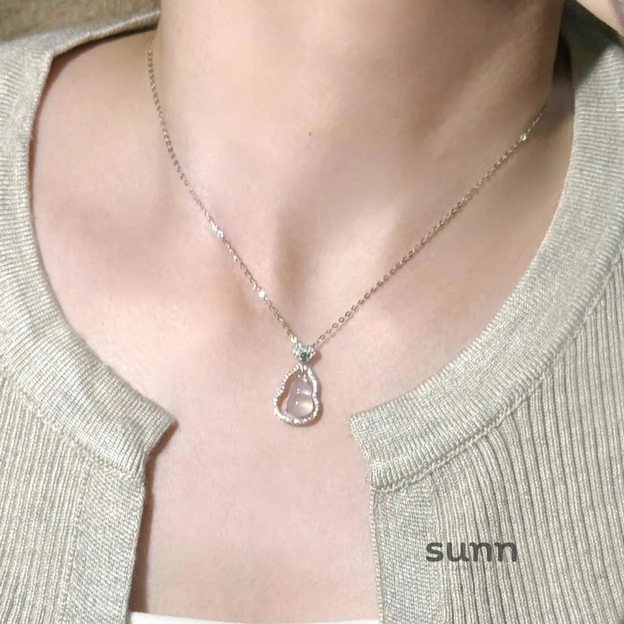 Jane Celestial Chalcedony Necklace