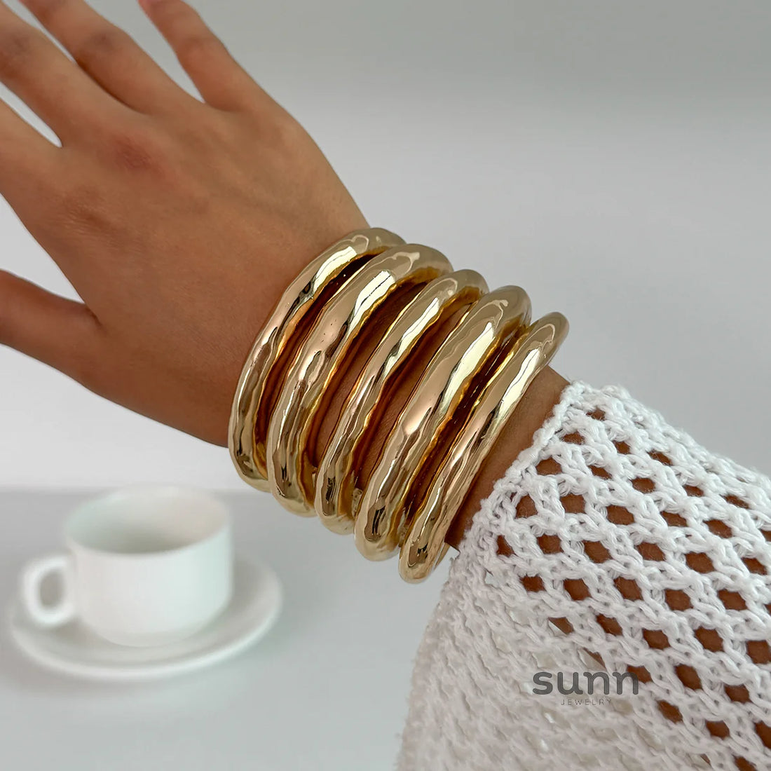 Janel Minimalist Bangle Set