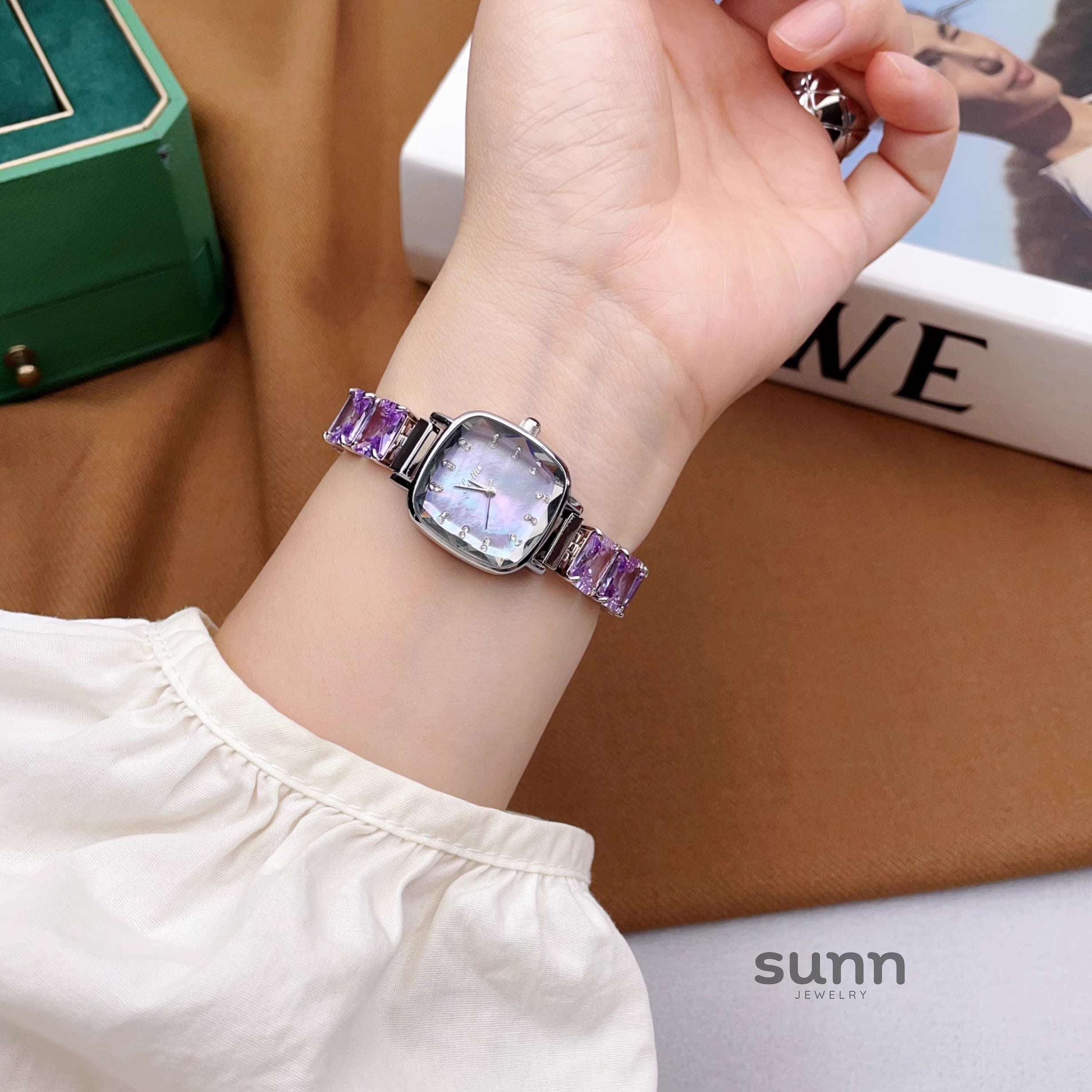 Janelly Square Bracelet Watch [IW0C5K6A]