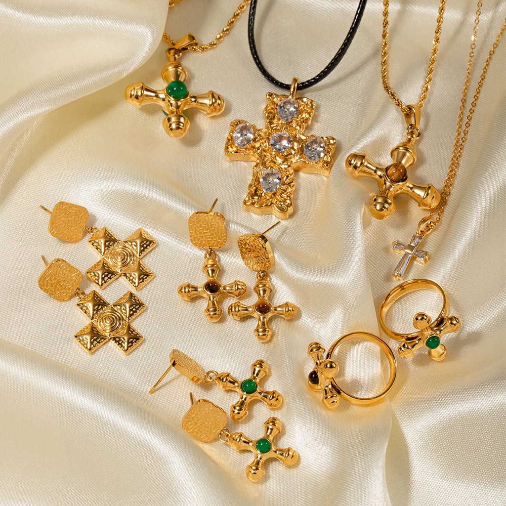Jania Ins Gold Charm Necklace [NYEASFQJ]