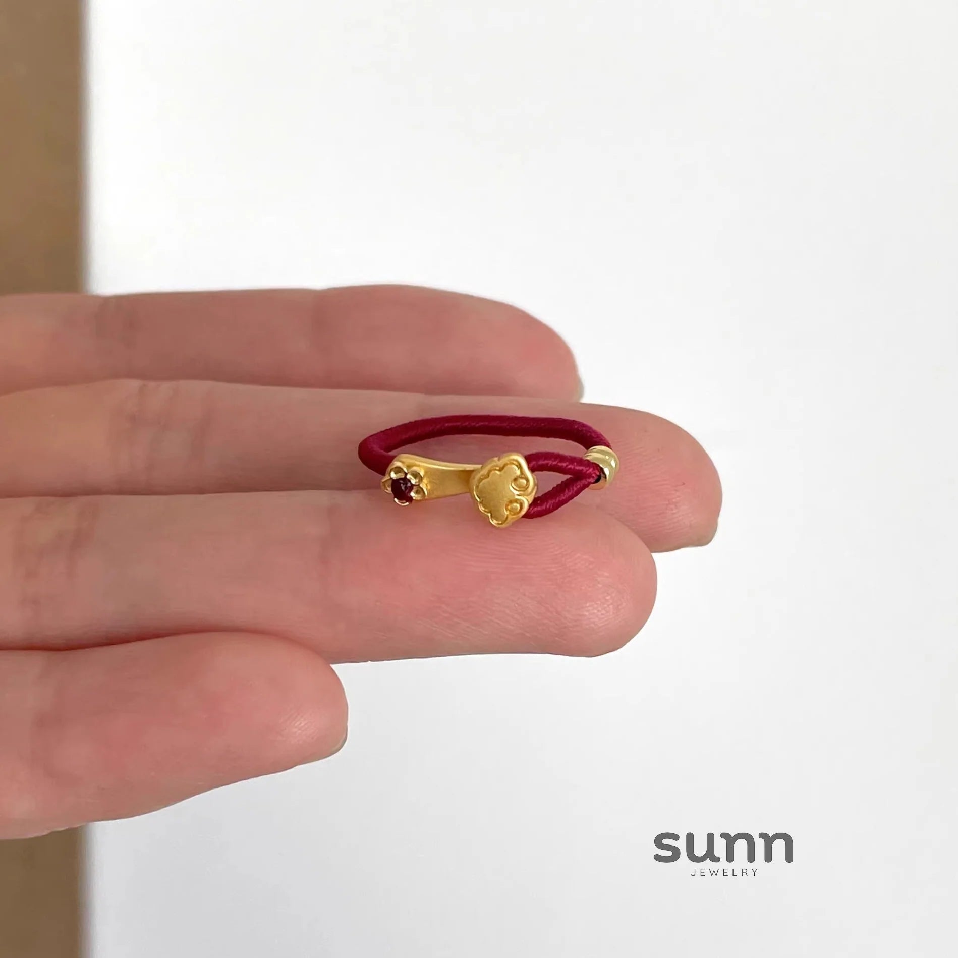 Janiah Ruyi Red String Ring