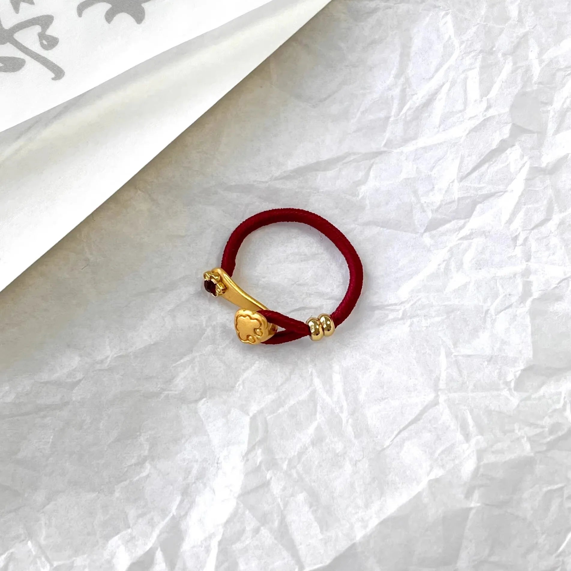 Janiah Ruyi Red String Ring