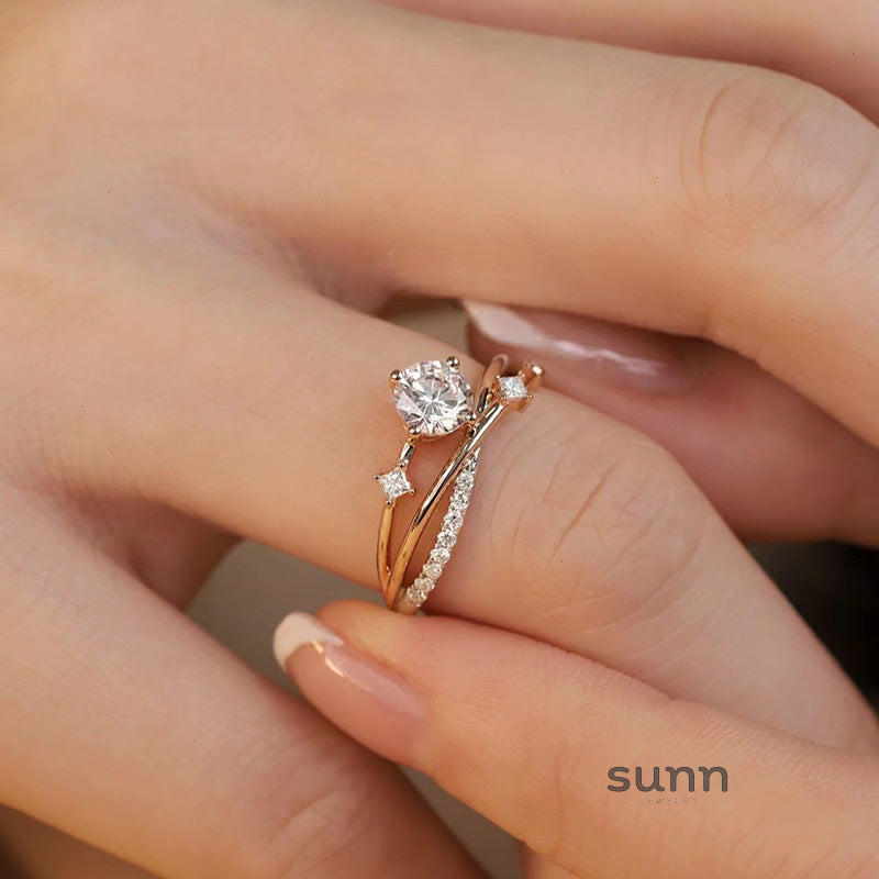 Janiyah Starburst Ring [825O2OS2]