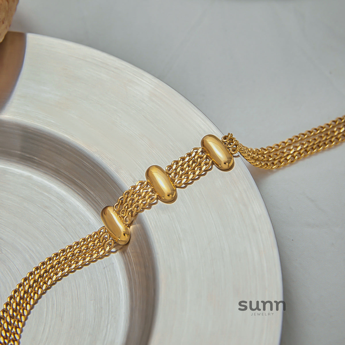 Jannah Oval Gold Bracelet [IJ746TRJ]
