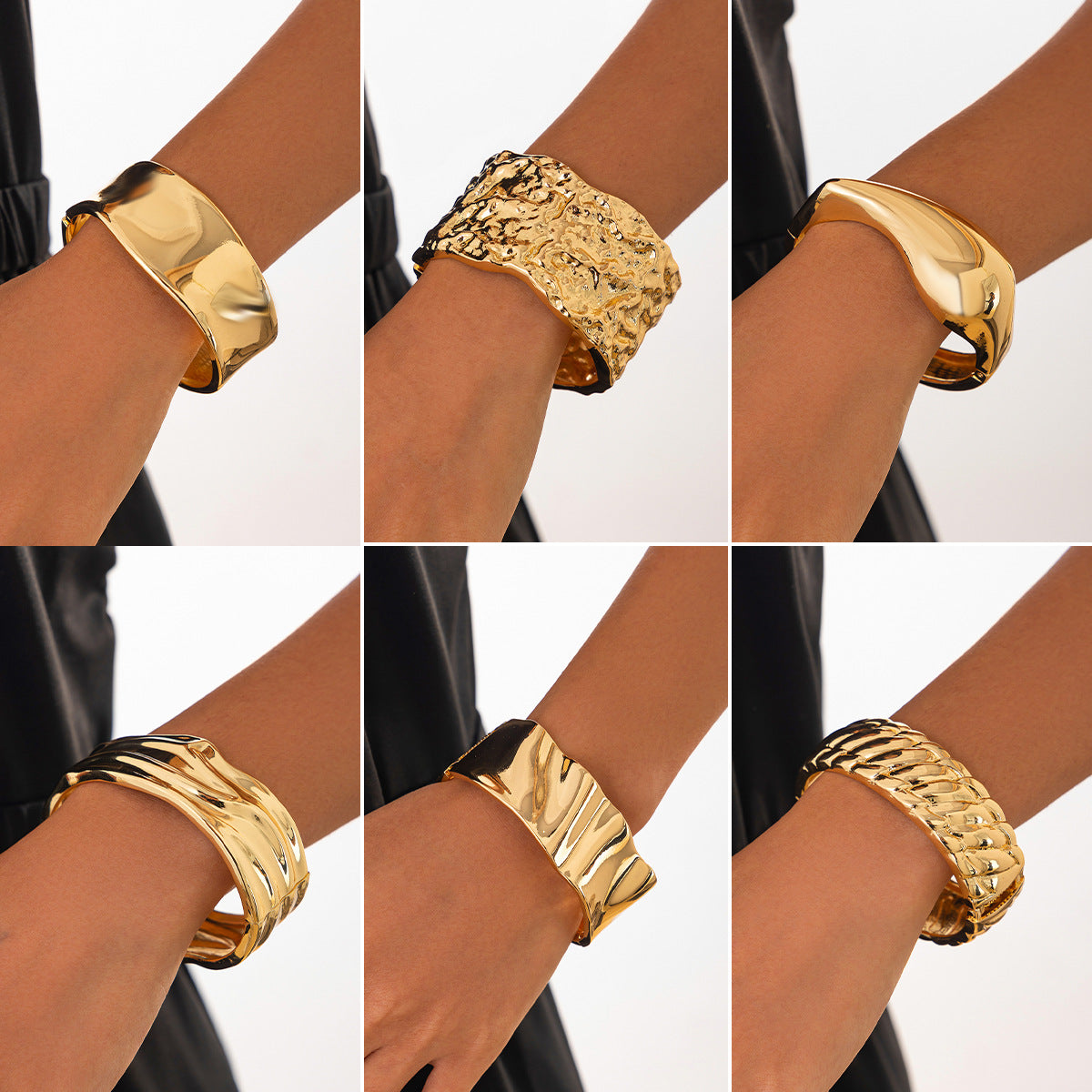 Janney Liquid Metal Cuff Bracelet [97I6WVEL]